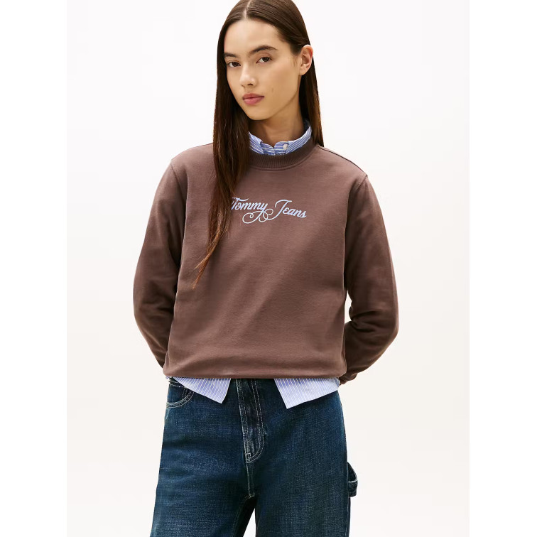 SUDADERA MUJER  TOMMY HILFIGER TJW REG ESS LOGO 1 CREW EXT
