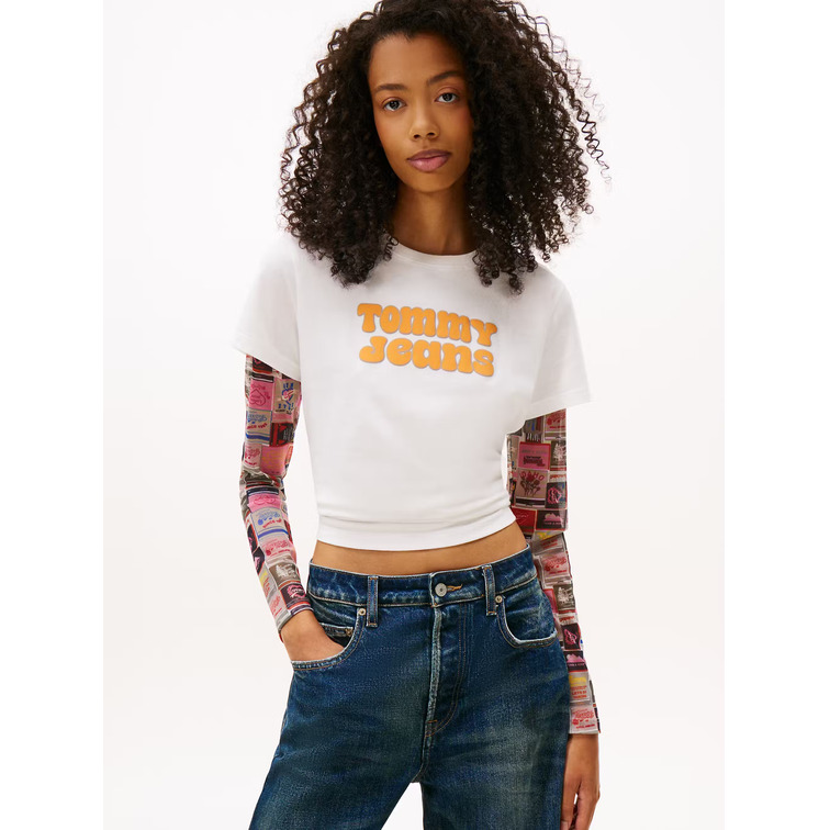 CAMISETA MUJER  TOMMY HILFIGER TJW REG ESSENTIAL LOGO 2 TEE E