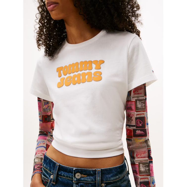 CAMISETA MUJER  TOMMY HILFIGER TJW REG ESSENTIAL LOGO 2 TEE E