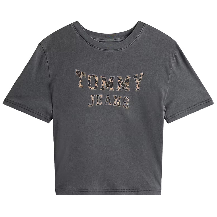 MUJER TJW BXY LEOPARD VARSITY TEE BDS