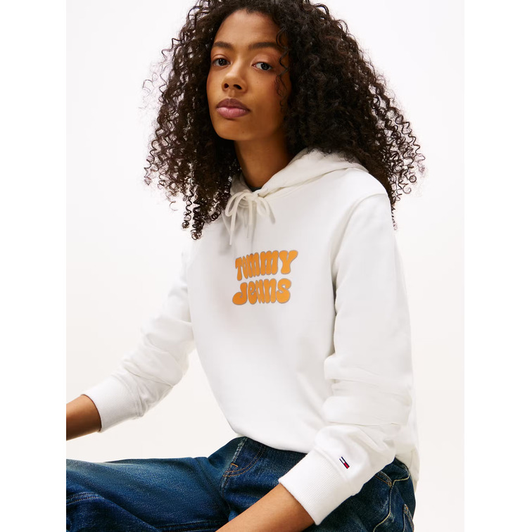 MUJER TJW REG ESS LOGO 2 HOODIE EXT YBL