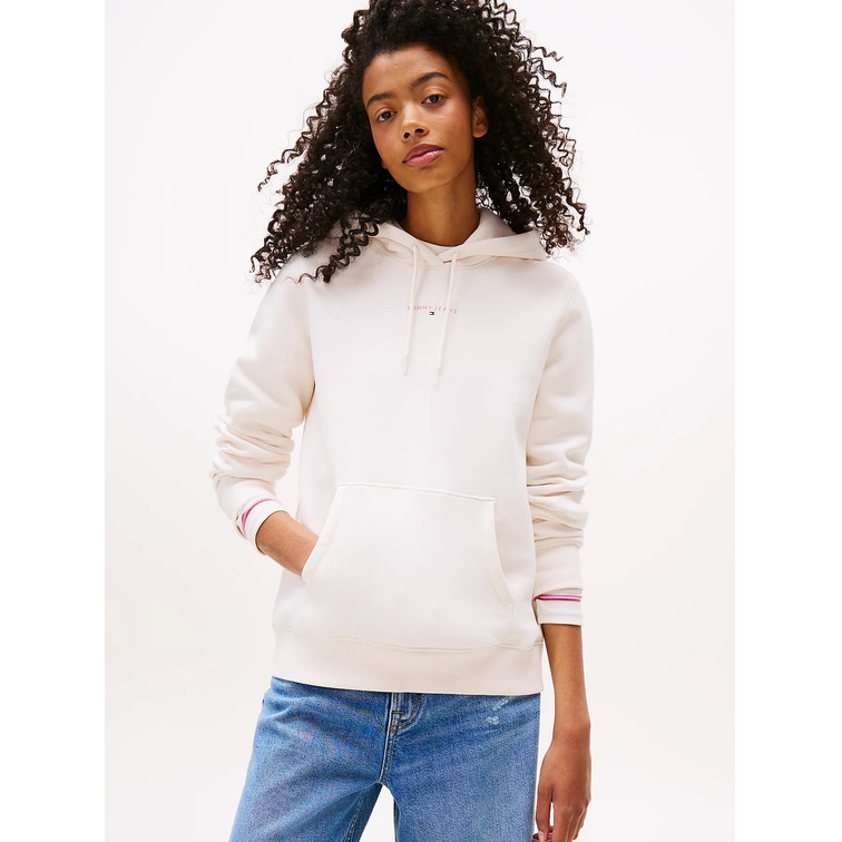 MUJER TJW REG LINEAR HOODIE EXT YBH