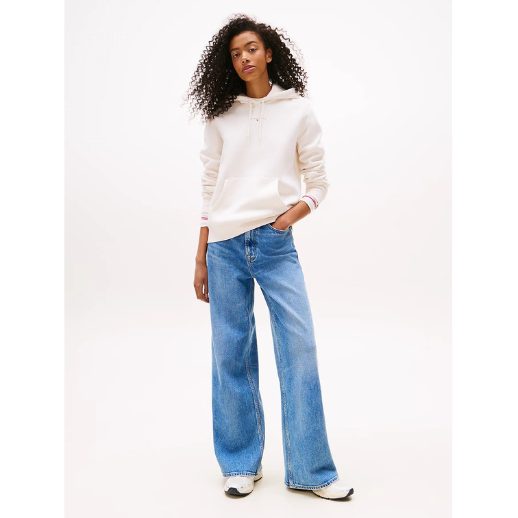 MUJER TJW REG LINEAR HOODIE EXT YBH