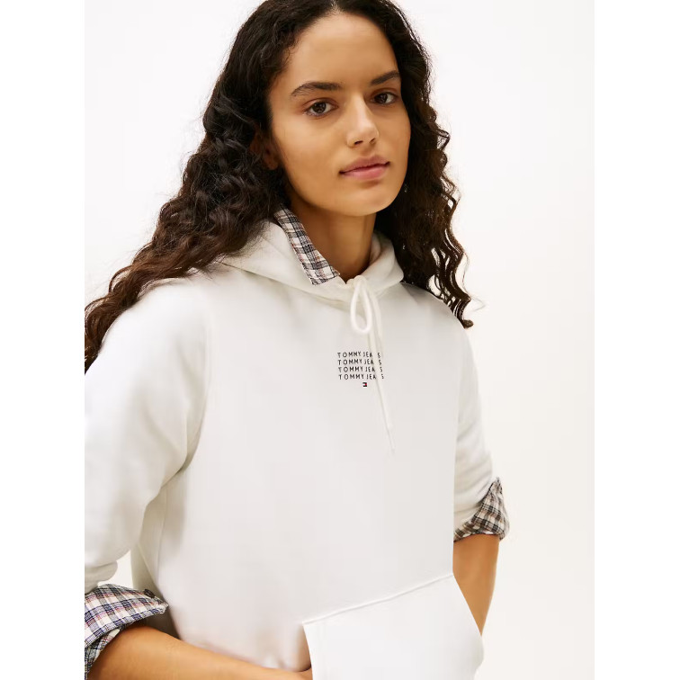 SUDADERA MUJER  TOMMY HILFIGER TJW REG MULTI LINEAR HOODIE