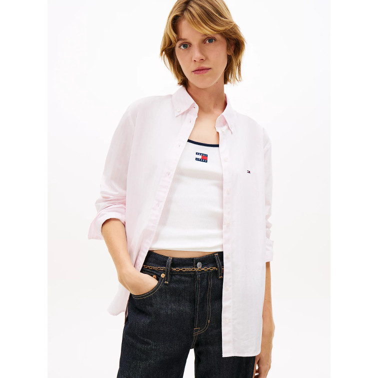 MUJER TJW REG POPLIN SHIRT EXT 0D1