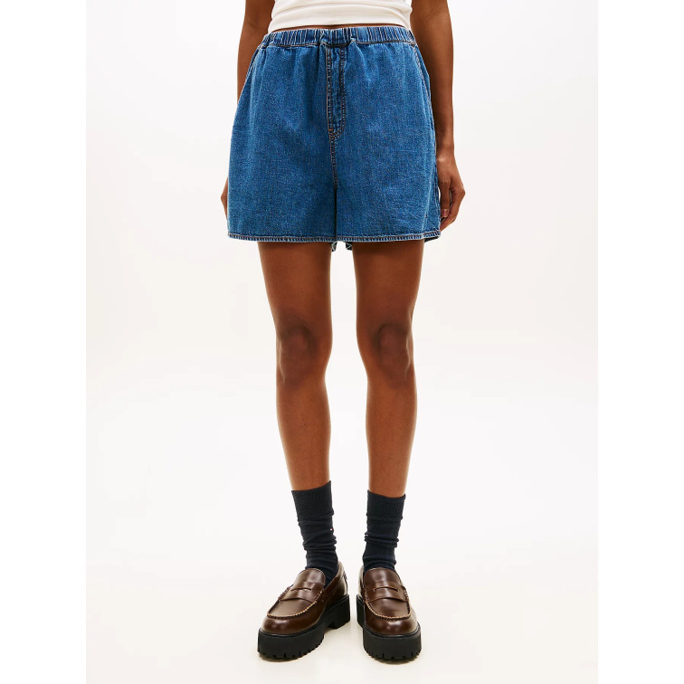 PANTALÓN CORTO MUJER  TOMMY HILFIGER TJW ESS CHAMBRAY  SHORTS EXT