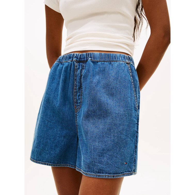 PANTALÓN CORTO MUJER  TOMMY HILFIGER TJW ESS CHAMBRAY  SHORTS EXT