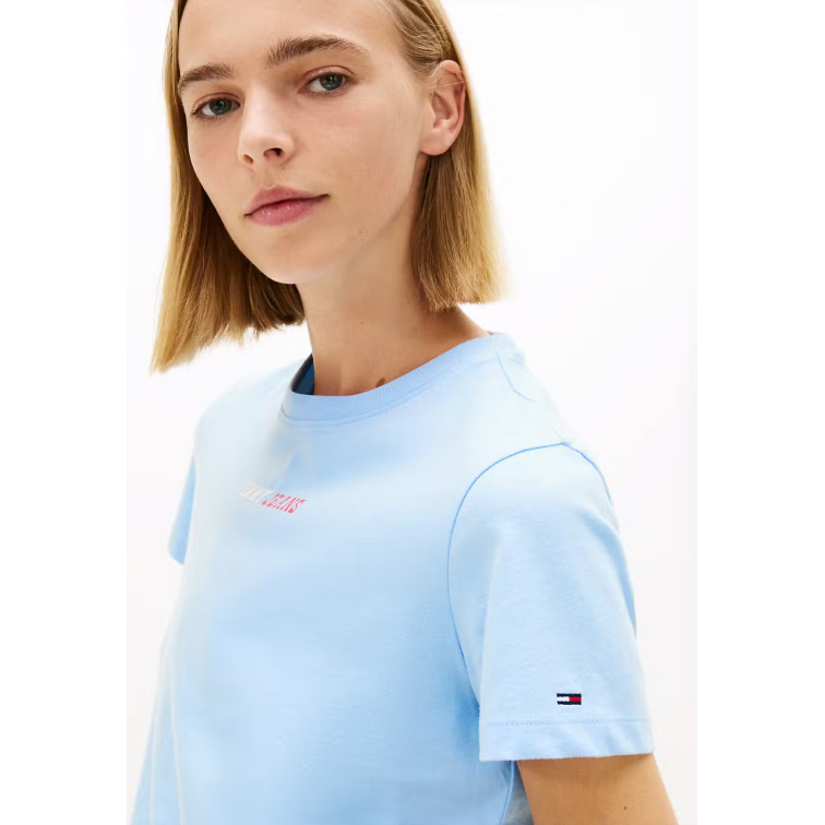 CAMISETA MUJER  TOMMY HILFIGER TJW REG ESSENTIAL LOGO 2 TEE E