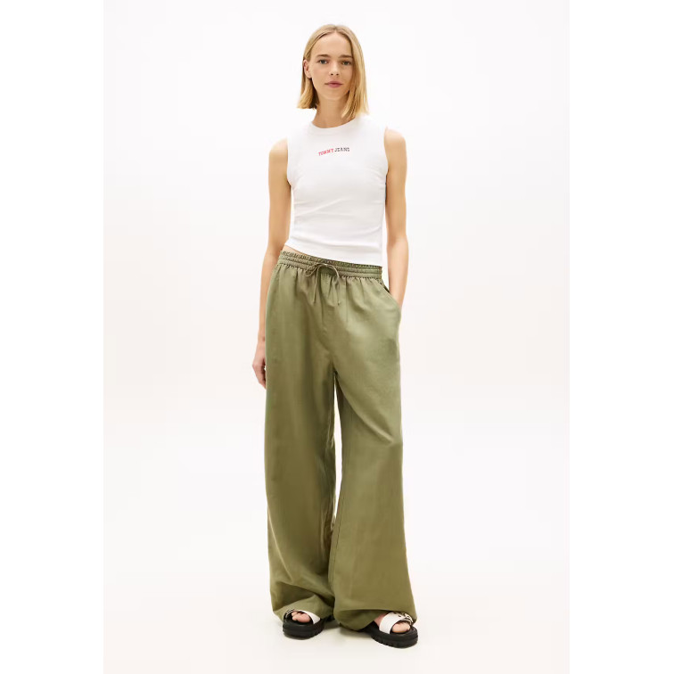 PANTALÓN MUJER  TOMMY HILFIGER TJW ESSENTIAL LINEN PANTS
