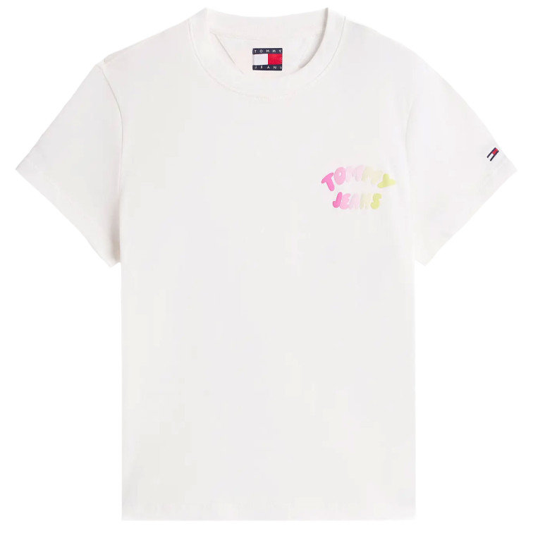 CAMISETA MUJER  TOMMY HILFIGER TJW REG TJ BUBBLE SS TEE EXT