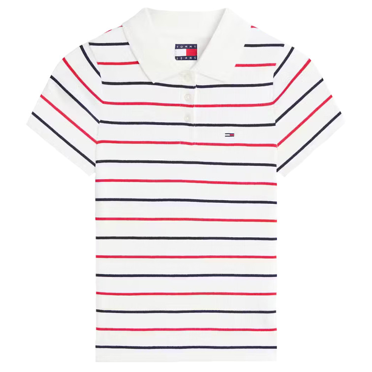 POLO MUJER  TOMMY HILFIGER TJW SLIM RIB SS POLO