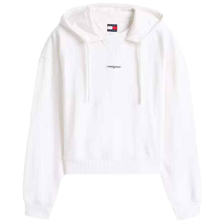 MUJER TJW BXY SH SCRIPT LABEL HOODIE YBL