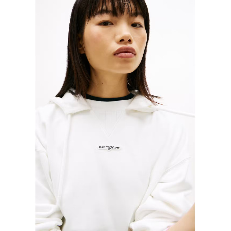 MUJER TJW BXY SH SCRIPT LABEL HOODIE YBL