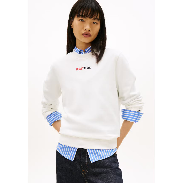 SUDADERA MUJER  TOMMY HILFIGER TJW REG ESS LOGO 2 CREW EXT