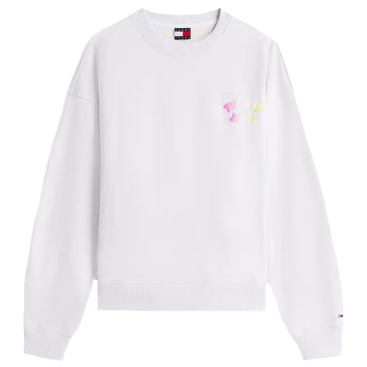 SUDADERA MUJER  TOMMY HILFIGER TJW BXY COLOR BUBBLE CREW EXT