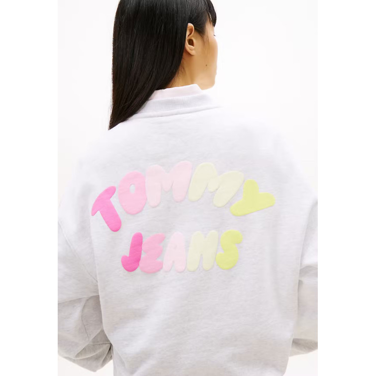 SUDADERA MUJER  TOMMY HILFIGER TJW BXY COLOR BUBBLE CREW EXT