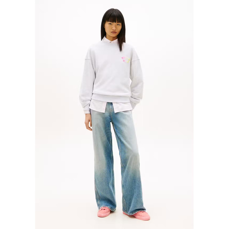 SUDADERA MUJER  TOMMY HILFIGER TJW BXY COLOR BUBBLE CREW EXT