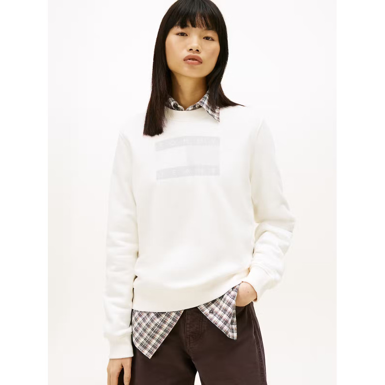 SUDADERA MUJER  TOMMY HILFIGER TJW REG TJ FLAG CREW