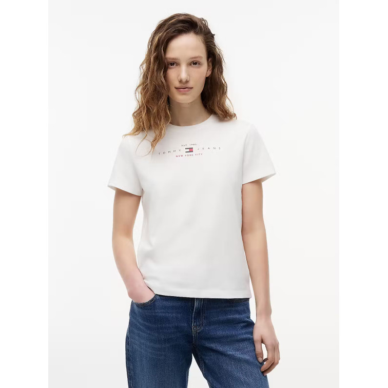 CAMISETA MUJER  TOMMY HILFIGER TJW REG US LINEAR SS TEE