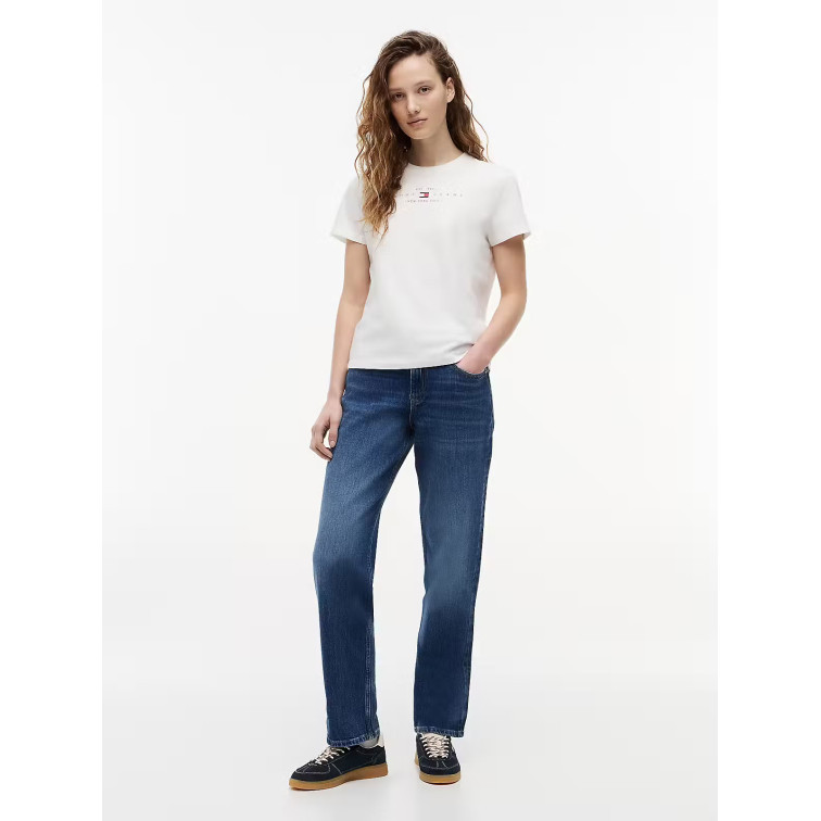 CAMISETA MUJER  TOMMY HILFIGER TJW REG US LINEAR SS TEE