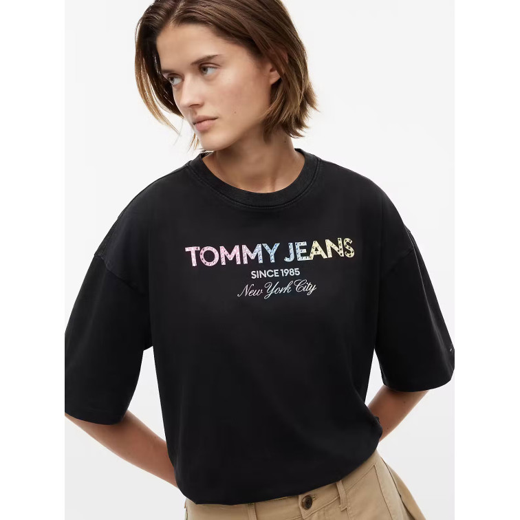 CAMISETA MUJER  TOMMY HILFIGER TJW OVS TJ BLING GMD TEE