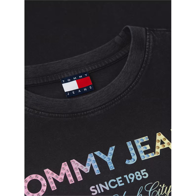 CAMISETA MUJER  TOMMY HILFIGER TJW OVS TJ BLING GMD TEE