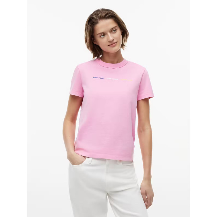 CAMISETA MUJER  TOMMY HILFIGER TJW REG TJ REPEAT WASH TEE
