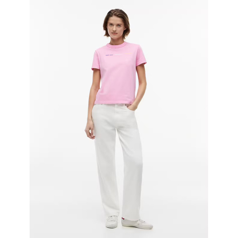 CAMISETA MUJER  TOMMY HILFIGER TJW REG TJ REPEAT WASH TEE
