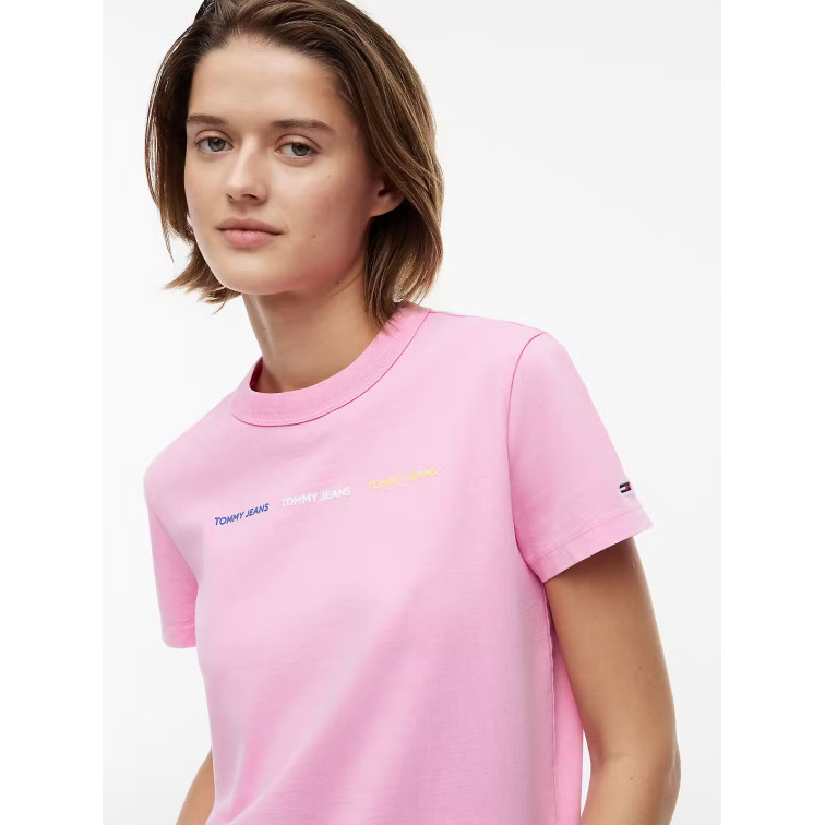 CAMISETA MUJER  TOMMY HILFIGER TJW REG TJ REPEAT WASH TEE