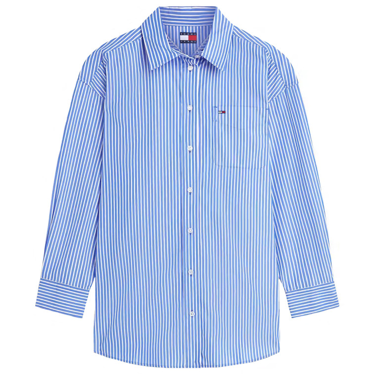 CAMISA MUJER  TOMMY HILFIGER TJW OVS ESSENTIAL SHIRT EXT