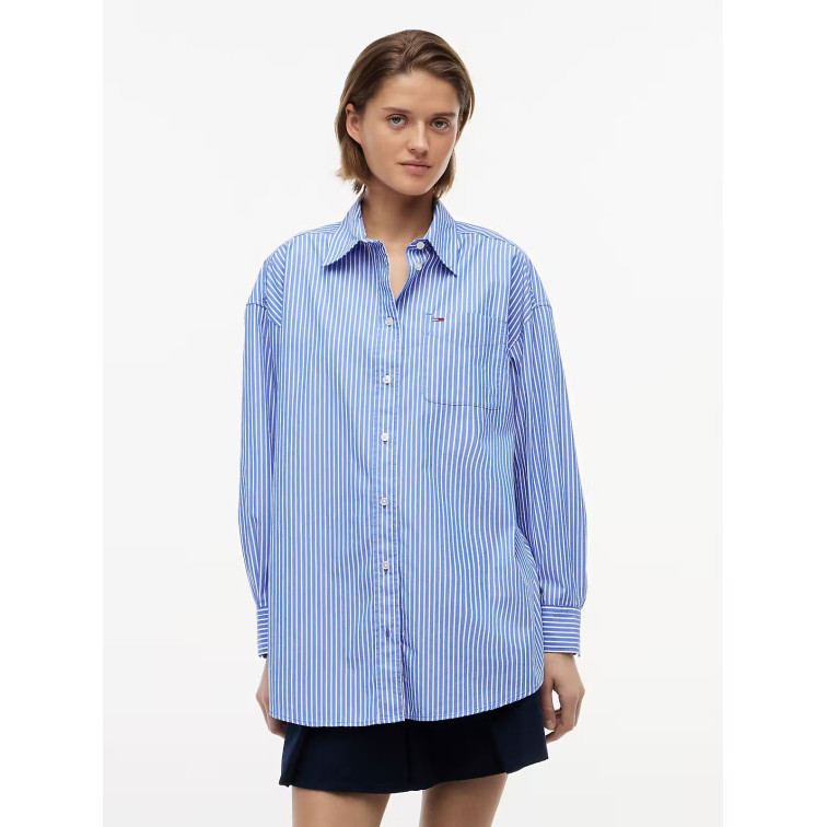 CAMISA MUJER  TOMMY HILFIGER TJW OVS ESSENTIAL SHIRT EXT