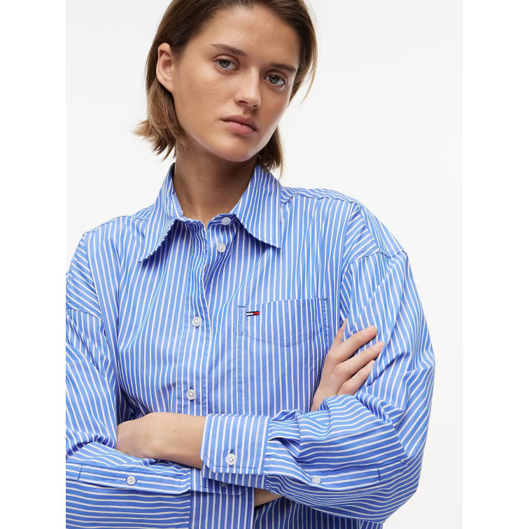 CAMISA MUJER  TOMMY HILFIGER TJW OVS ESSENTIAL SHIRT EXT