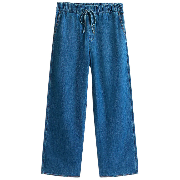PANTALÓN MUJER  TOMMY HILFIGER TJW CHAMBRAY PULL ON PANTS