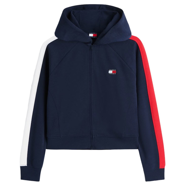 SUDADERA MUJER  TOMMY HILFIGER TJW REG BADGE TRACK HOOD EXT