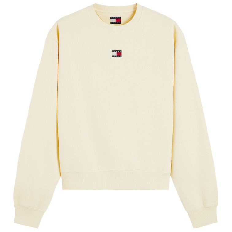 SUDADERA MUJER  TOMMY HILFIGER BOXY BADGE CREW