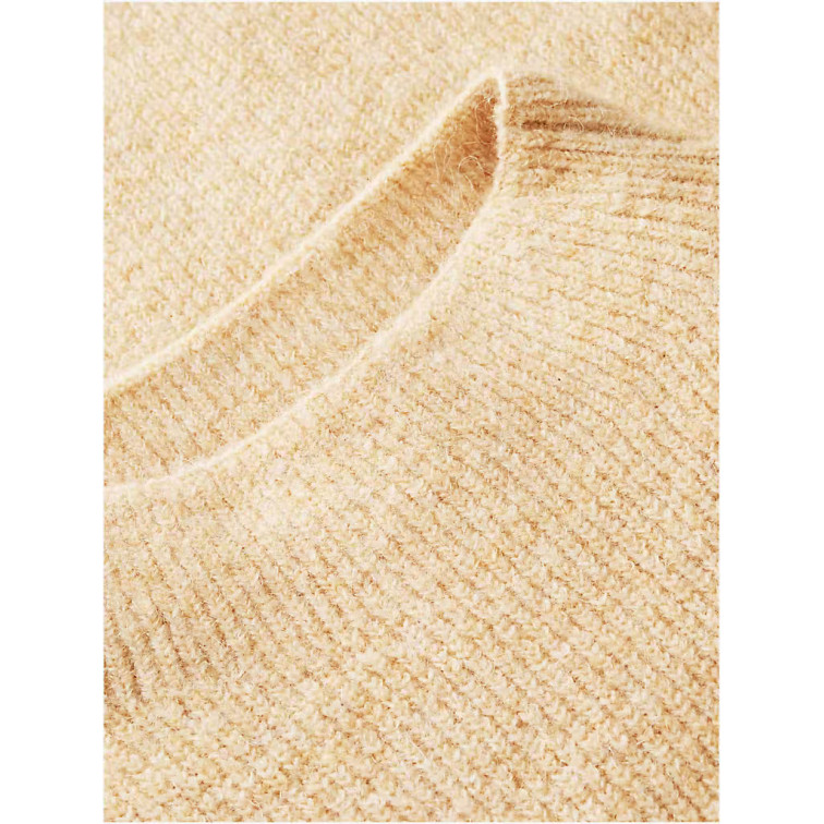 MUJER TJW MOCKNECK BADGE SWEATER EXT AB5