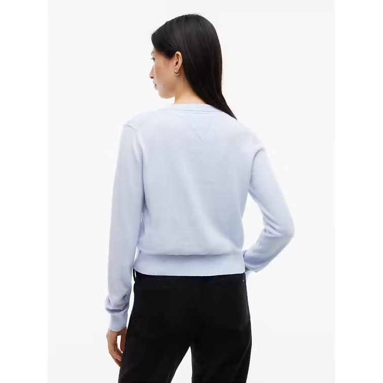 MUJER TJW ESSENTIAL LOGO SWEATER EXT C1N