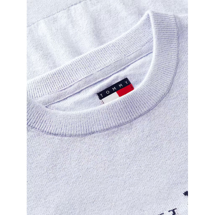 MUJER TJW ESSENTIAL LOGO SWEATER EXT C1N