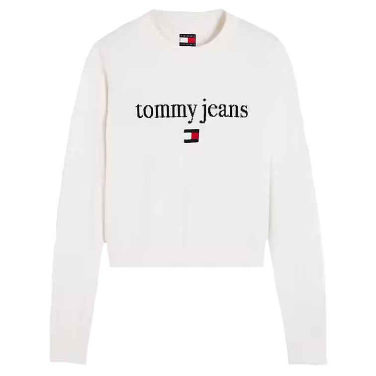 MUJER TJW ESSENTIAL LOGO SWEATER EXT YBH