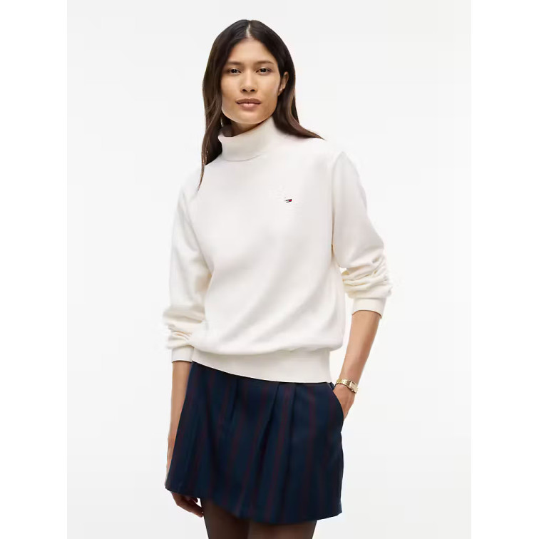 MUJER TJW ESSENTIAL TRTLNK SWEATER YBH