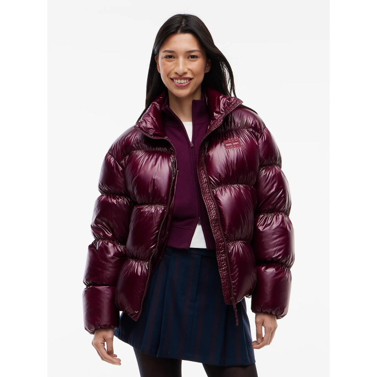 ABRIGO MUJER  TOMMY HILFIGER TJW HIGH NECK SHINY PUFFER DOW