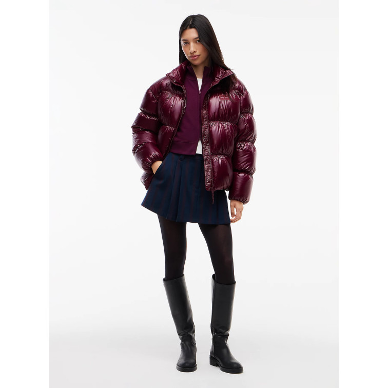 ABRIGO MUJER  TOMMY HILFIGER TJW HIGH NECK SHINY PUFFER DOW