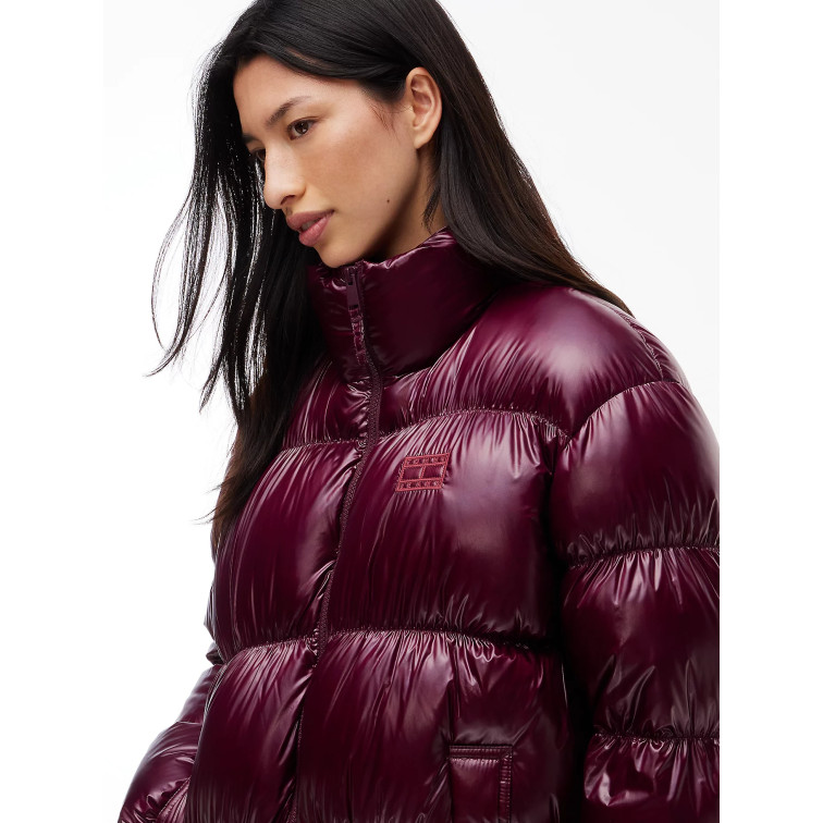 ABRIGO MUJER  TOMMY HILFIGER TJW HIGH NECK SHINY PUFFER DOW
