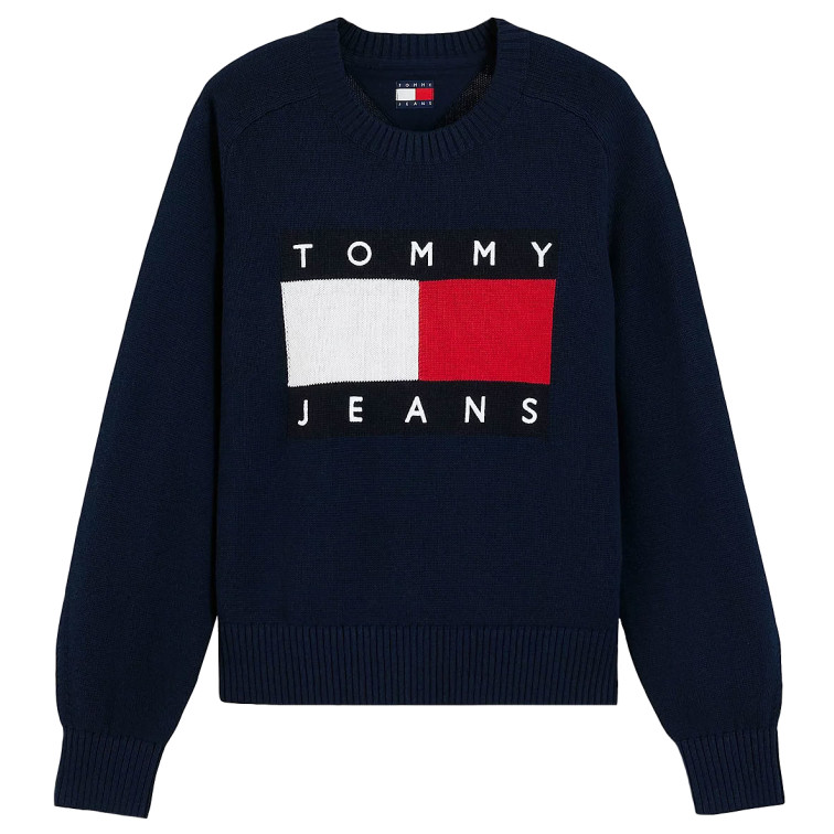 JERSEY MUJER  TOMMY HILFIGER TJW FLAG SWEATER EXT