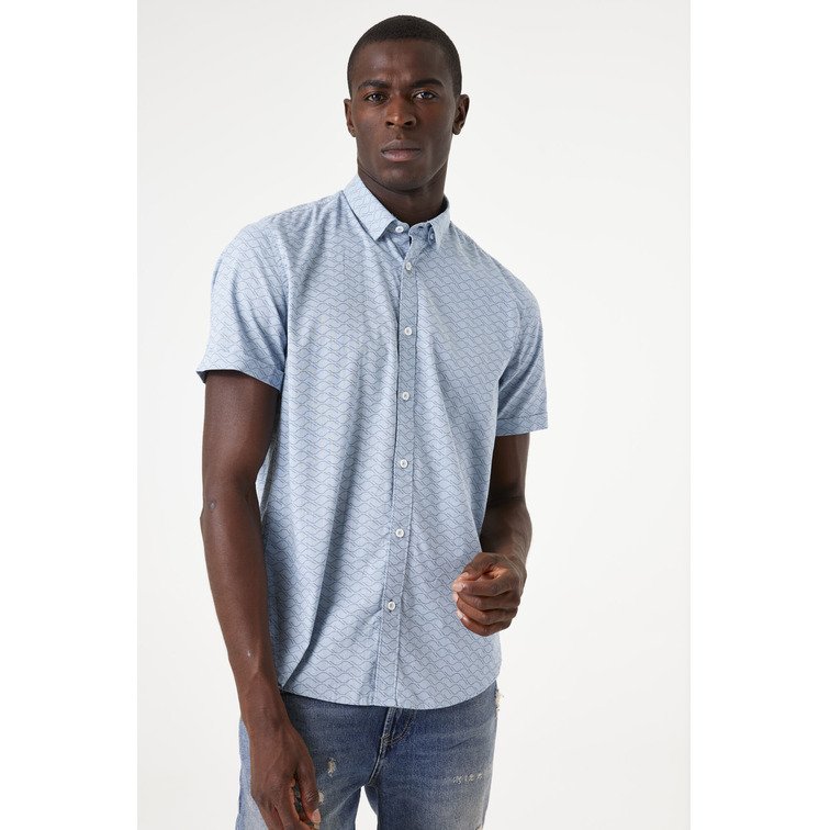 HOMBRE E51290_MEN`S SHIRT SS 1863
