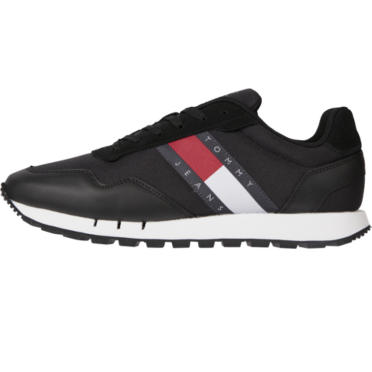ZAPATILLA ESTILO RETRO EN PIEL Y MALLA HOMBRE TOMMY JEANS 