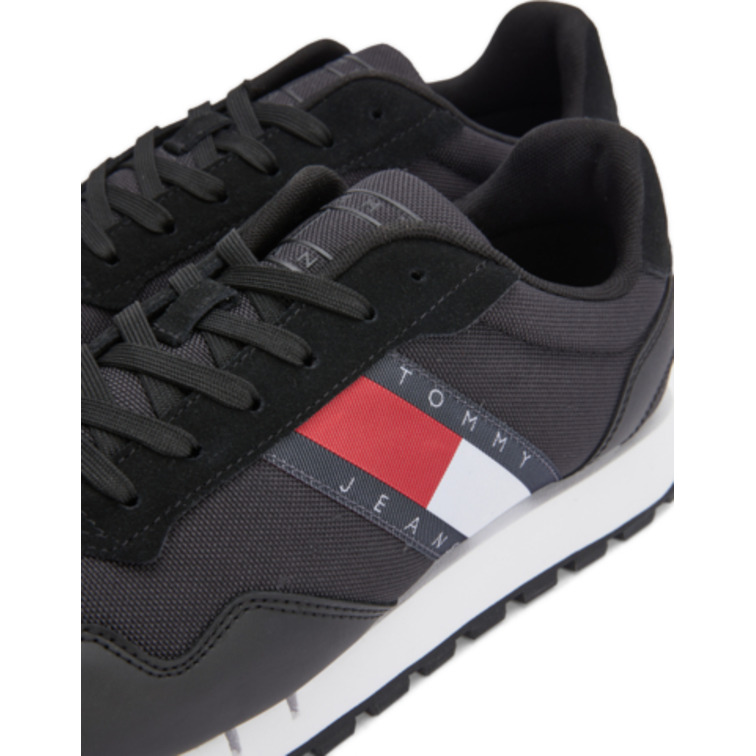 ZAPATILLA ESTILO RETRO EN PIEL Y MALLA HOMBRE TOMMY JEANS 