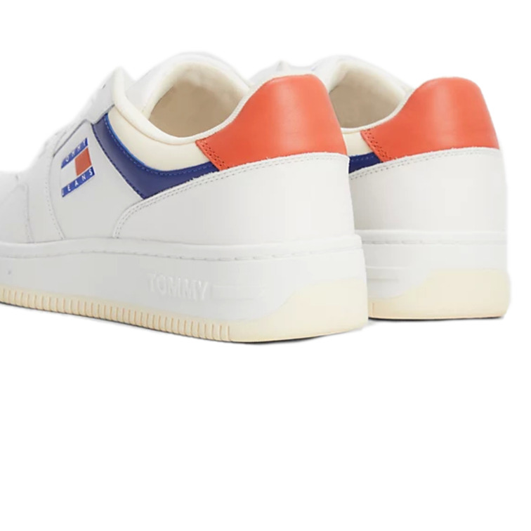 ZAPATILLA BASKET EN PIEL COLORBLOCK HOMBRE TOMMY JEANS