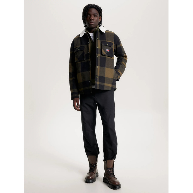 BOTA DE MEDIA CAÑA CON LOGO EN BAJO RELIEVE HOMBRE TOMMY JEANS