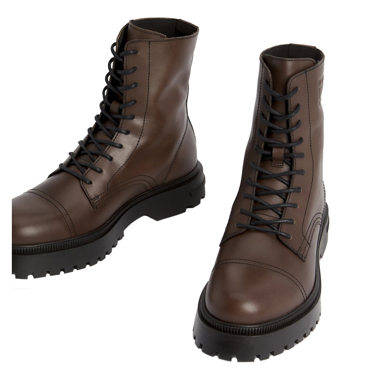 BOTA DE MEDIA CAÑA CON LOGO EN BAJO RELIEVE HOMBRE TOMMY JEANS